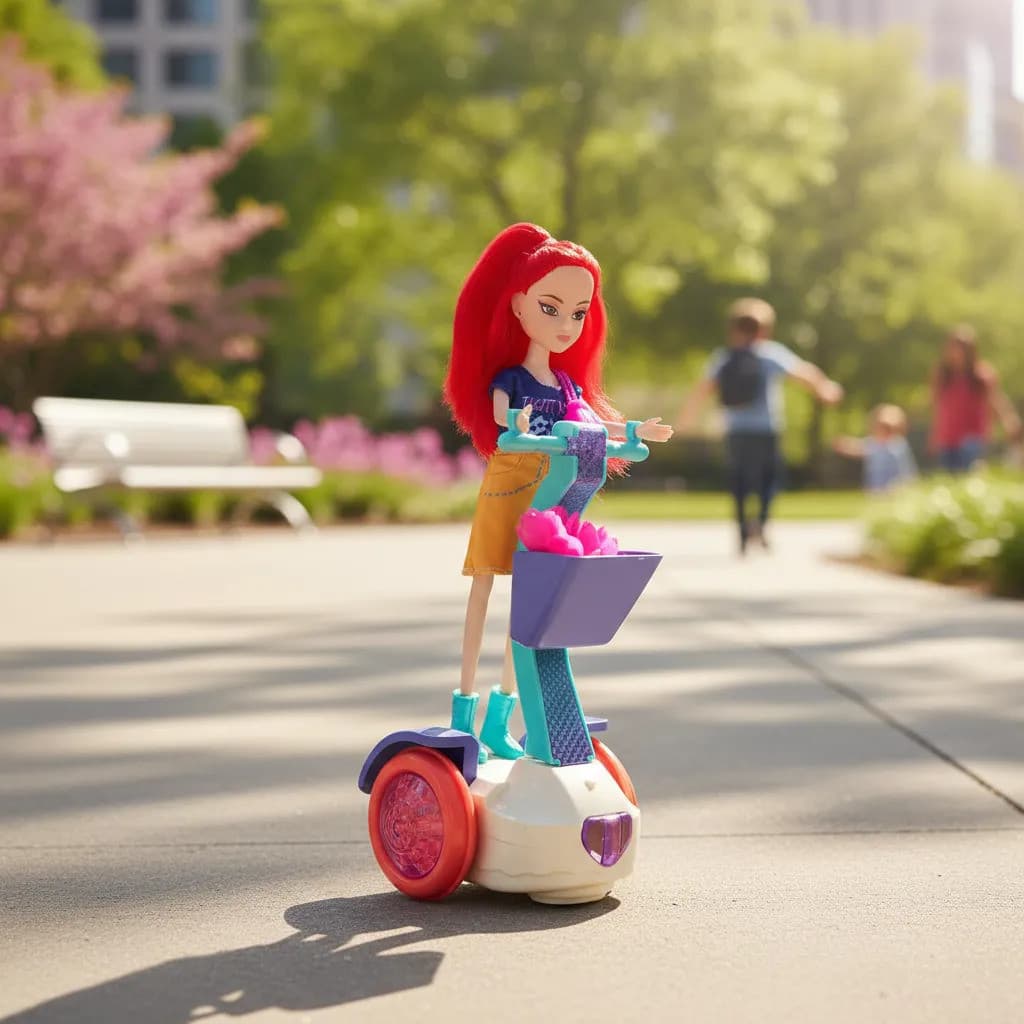 Boneca K-pop Mira  Demom Hunters Guerreira Musical Luzes