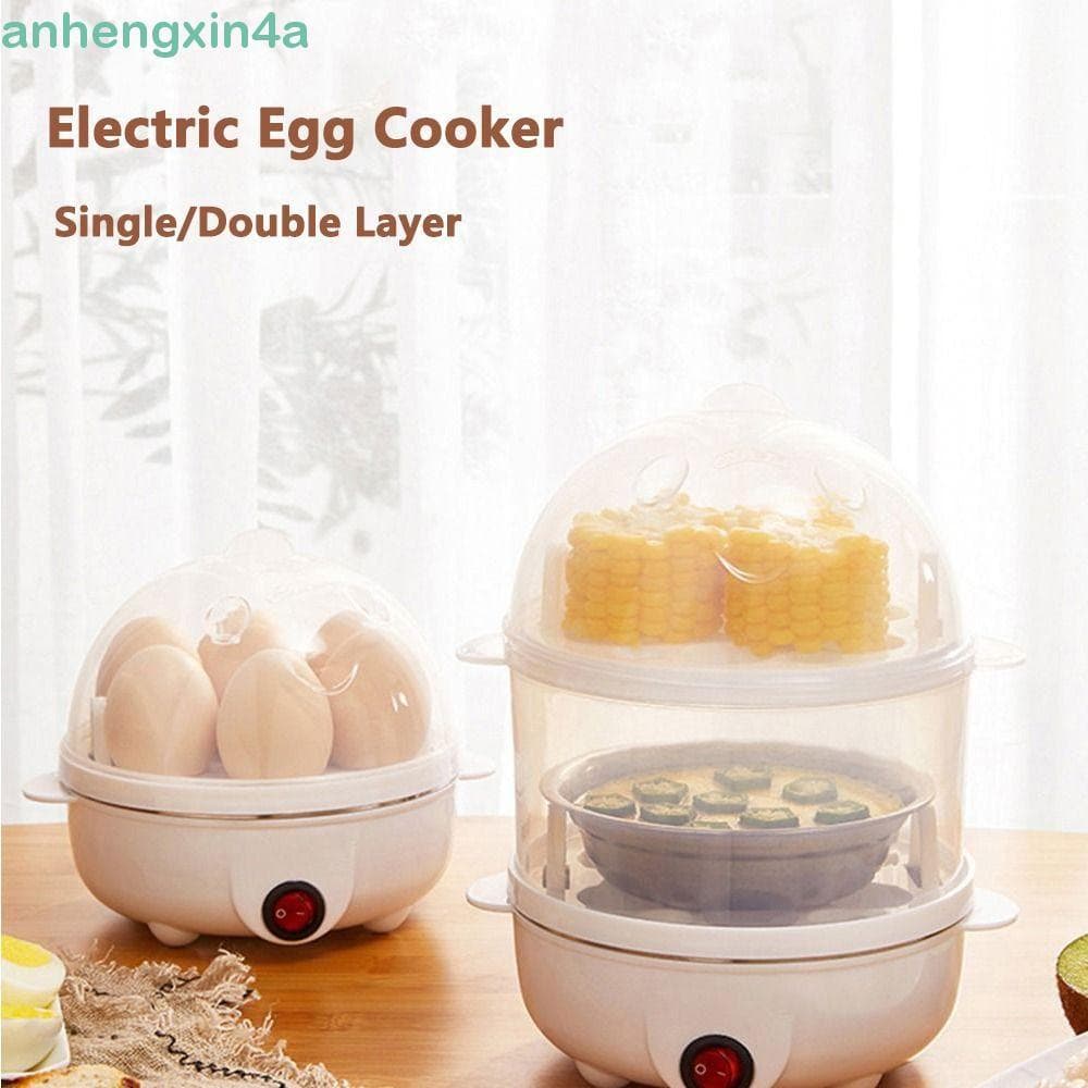 ANHENGXIN Panela Elétrica Para Ovos Leite Camada Única/Dupla Automática-Vaporizador De Multifuncional