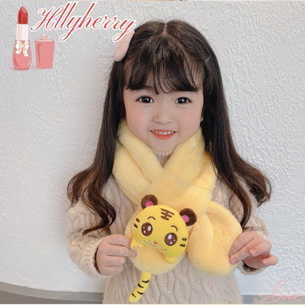 HLLYHERRY Cachecol Outono Inverno Gola De Desenho Animado À Prova De Frio