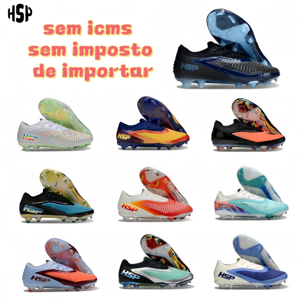 HSP Primeira Liberação Série De Chuteiras Unissex Múltiplas Opções De Cores FG Prático