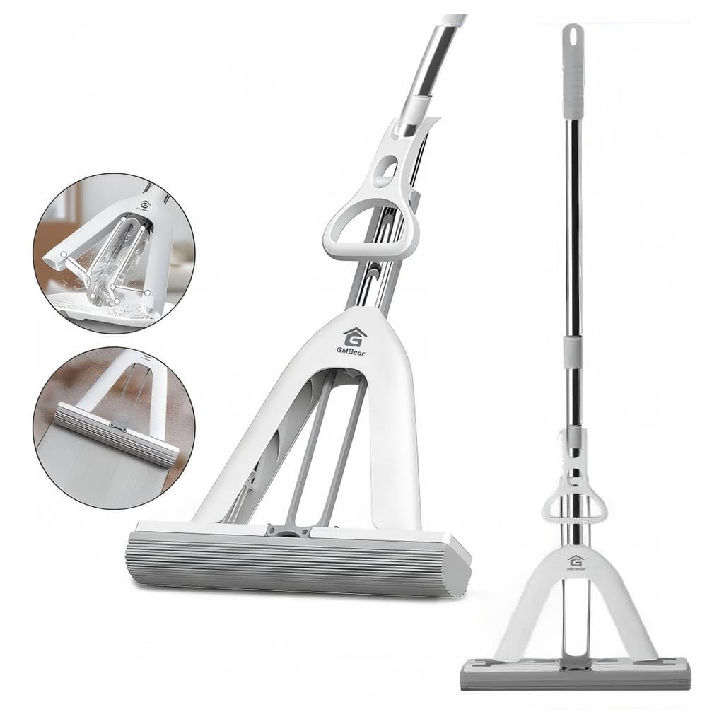 Esfregão Dobrávelespanador 28cm Da Esponjacom Cabo Regulável