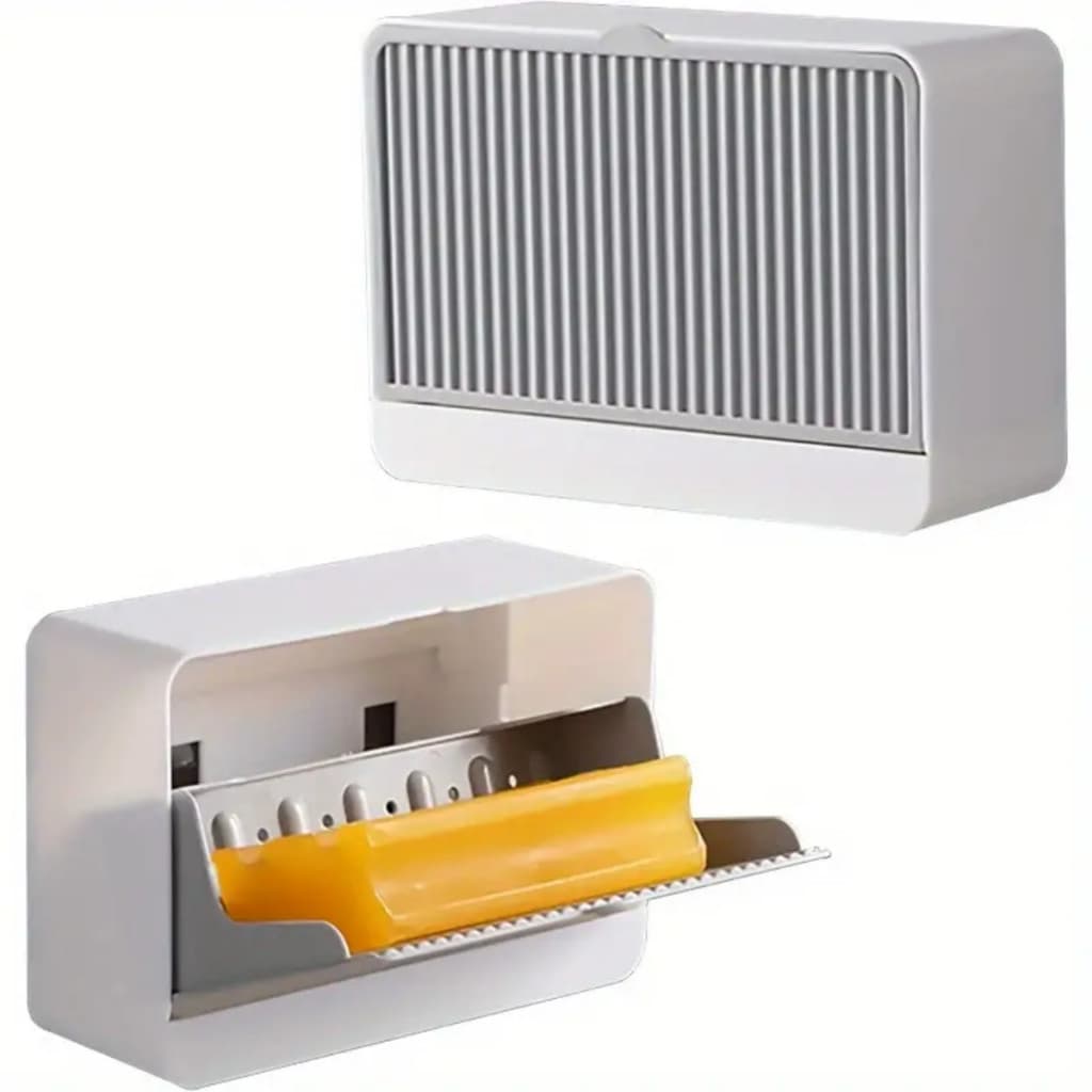 Saboneteira Unidade Suporte Parede Porta Sabonete Fixação com Adesivo