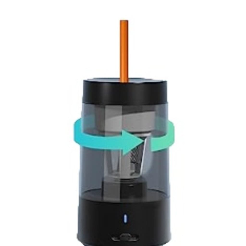 Afiador De Lápis Apontador Elétrico Resistente Recarregável Portátil - Tomate  MAT-A03