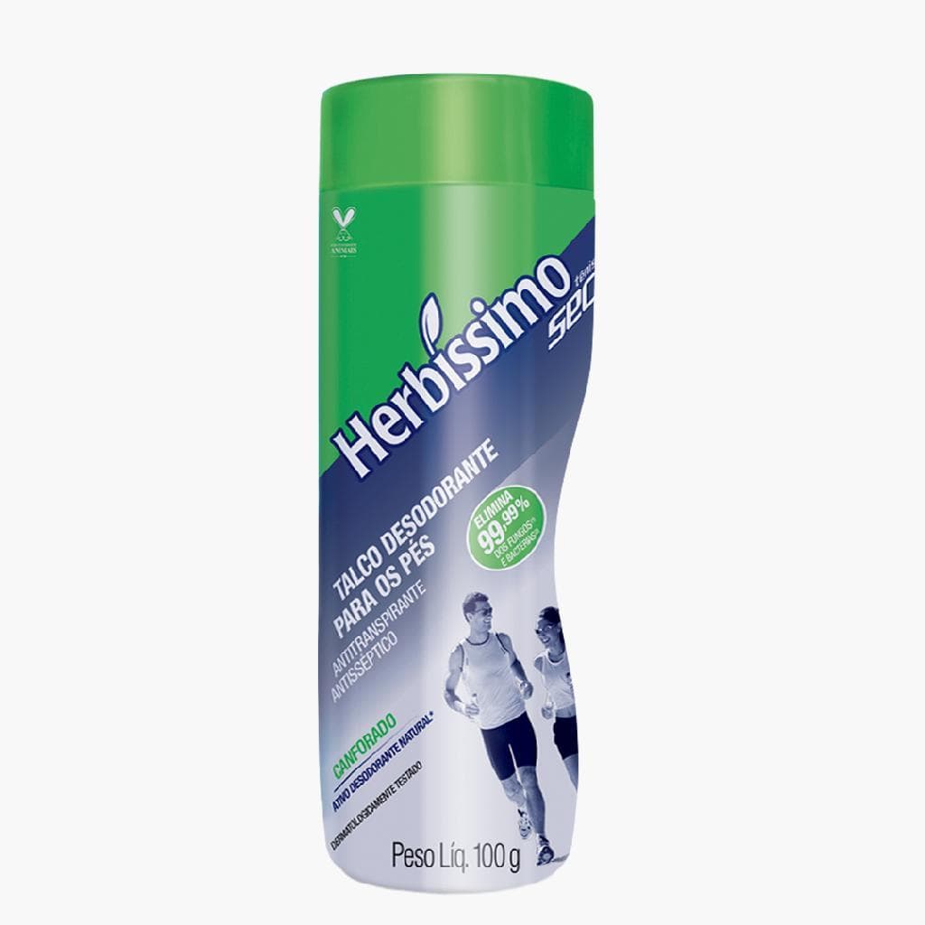 Talco Herbíssimo SEC Canforado 100g
