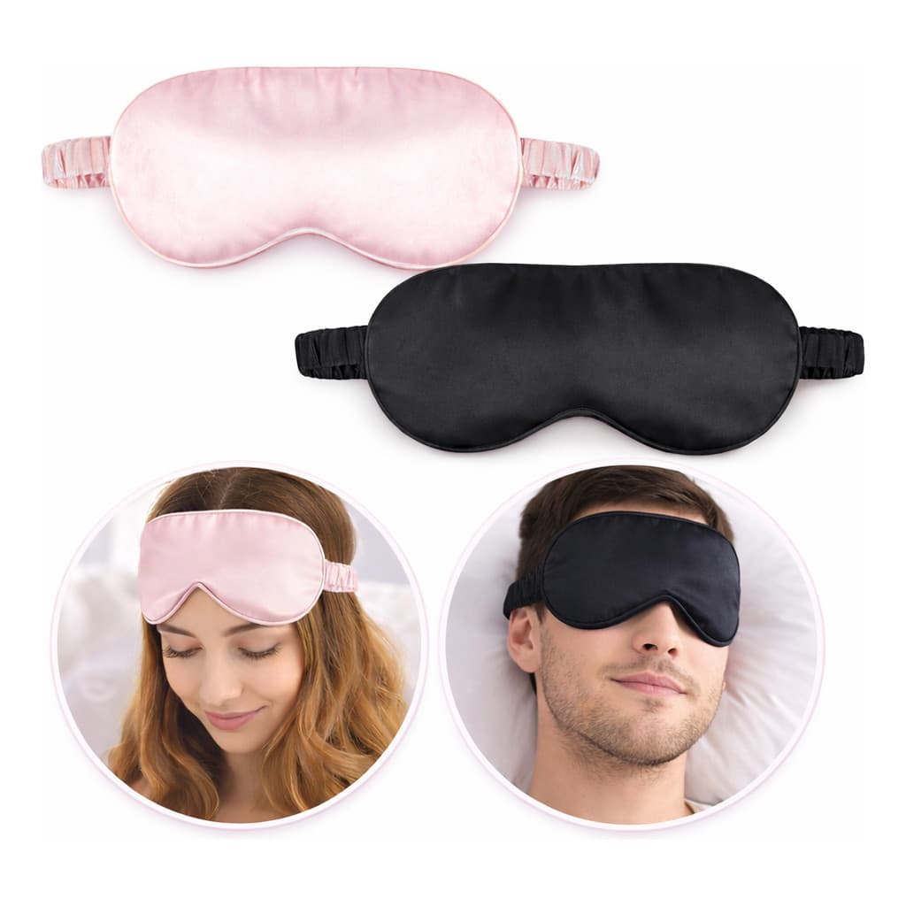 Máscara De Dormir Tapa Olho Tampa Olho Cetim Infantil Adulto
