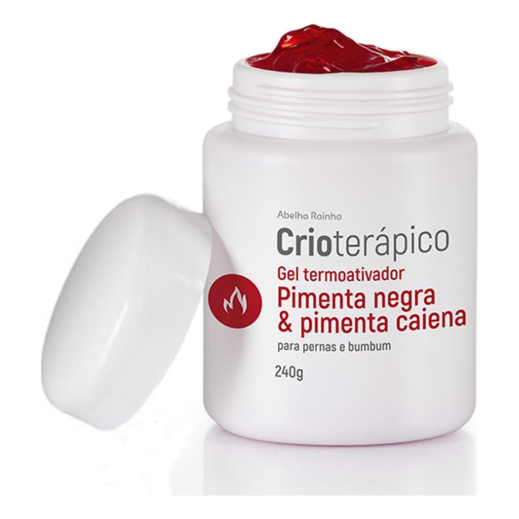 Pimenta Negra Caiena Gel Massagem Termo Ativo Crioterápico