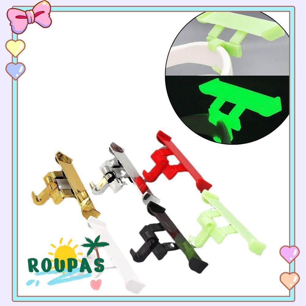 ROUPAS 2 Peças Caverna Chinelo Cauda Decoração Buraco Acessórios Para Sapatos Casuais Clipes De