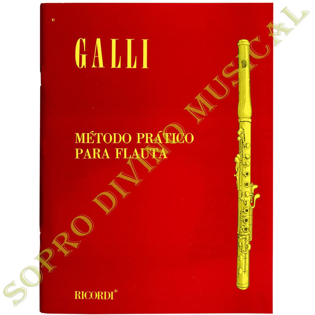 Método Prático Flauta Transversal Galli Ricordi