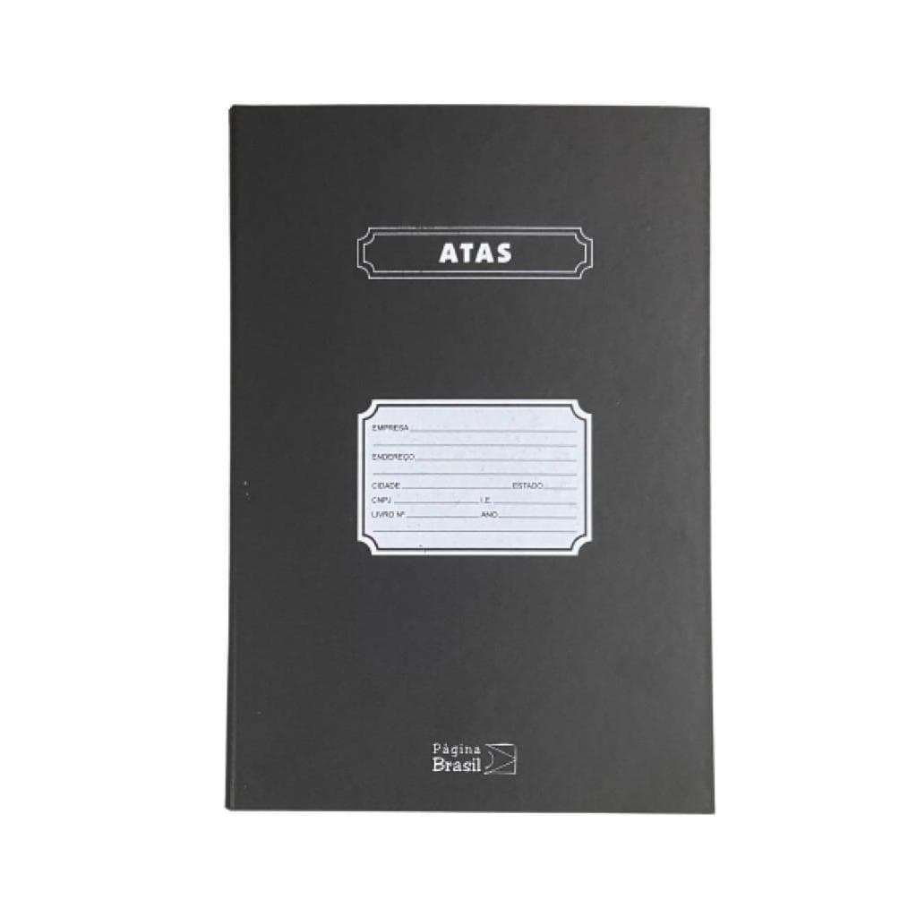 Livro ATA sem Margem 100 FLS 210X305MM Pagina