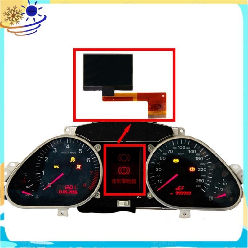 Painel De Instrumentos Do Carro Tela LCD Para A6 A6L C6 2005-2009 Velocímetro Medidor Traço