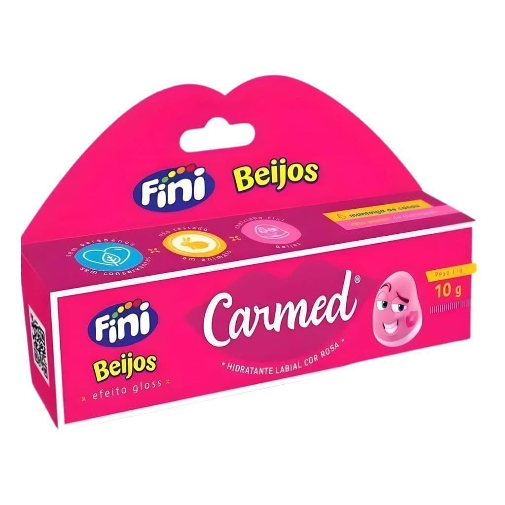 Hidratante Labial Carmed Fini Beijos 10g - Edição Ilimitada, Linha Fini
