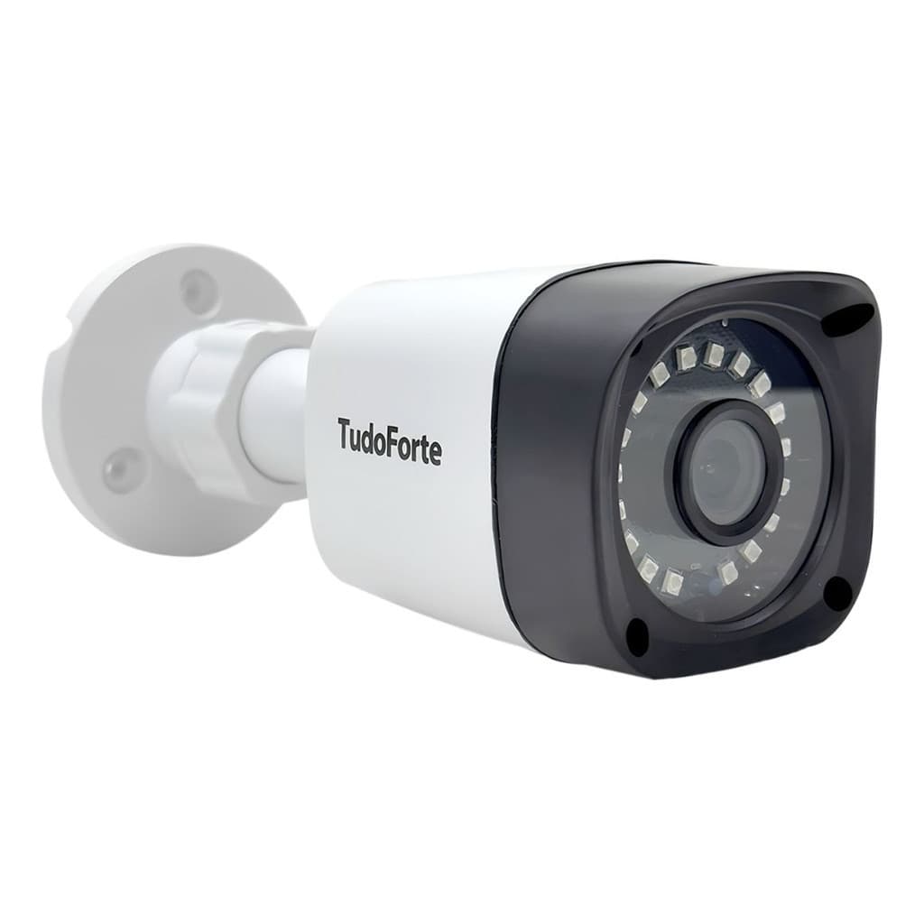 Câmera de Segurança Full HD 1080p 2MP Bullet 20 Metros Infravermelho Lente 2.8mm Tudo Forte Compatível com Analógico