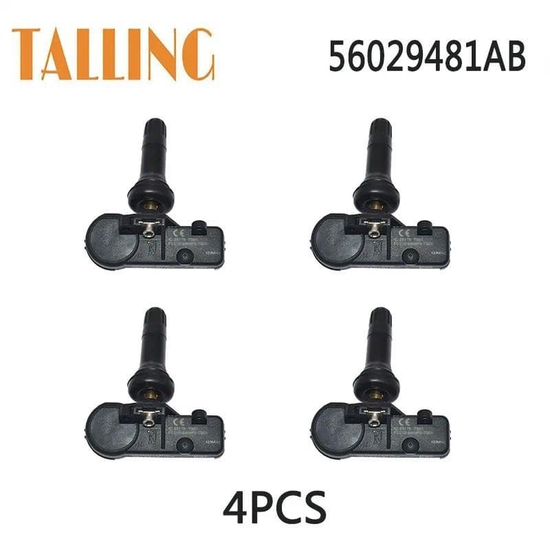 56029481AB 4 Pçs TPMS Sensor De Pressão Dos Pneus 433MHZ Para Jeep Grand Cherokee Comandante 2008-2010 Dodge RAM 1500 Ca
