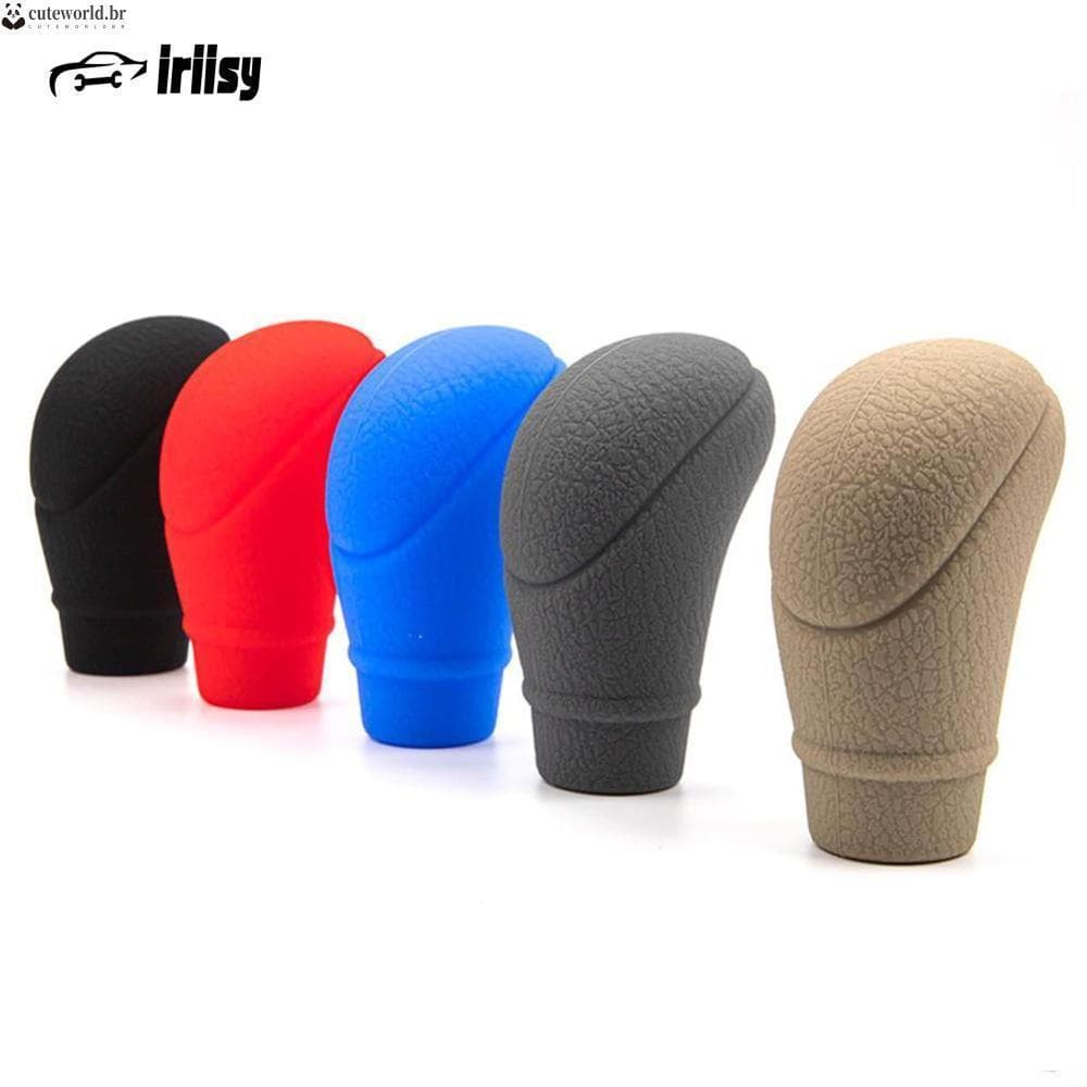 Capa Universal de Silicone para Alavanca de Câmbio, Acessório Decorativo de Proteção para Alavanca de Carro