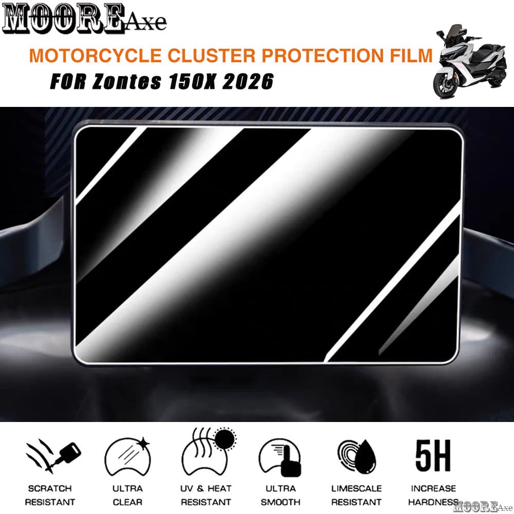 Mooreaxe Para Zontes 150X 2026 Velocímetro De Motocicleta Instrumento Película Protetora De Painel De Substituição Filme
