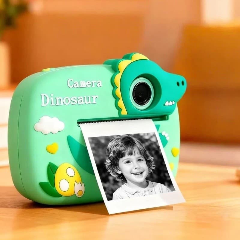 Câmera De Impressão Instantânea Para Crianças,presente para meninos e meninas de 3 a 12 anos