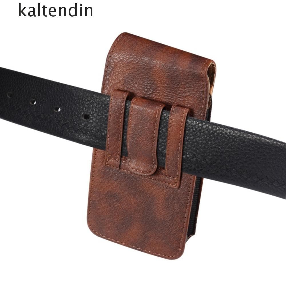 KALTENDIN Bolsa De Cintura Para Telefone Capa De Couro Celular Inteligente | Suspensa Estilo Cinto De Uso Universal