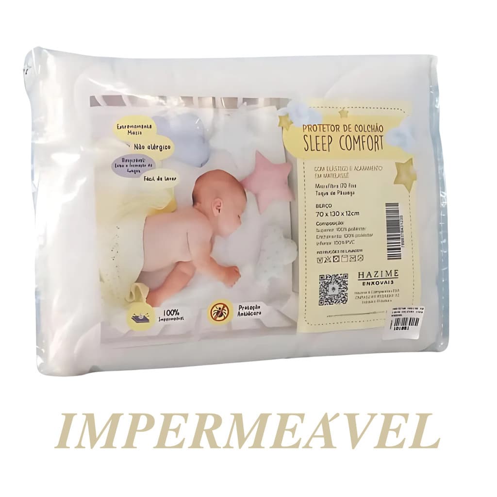 Protetor de Colchão para Berço Sleep Comfort Hazime