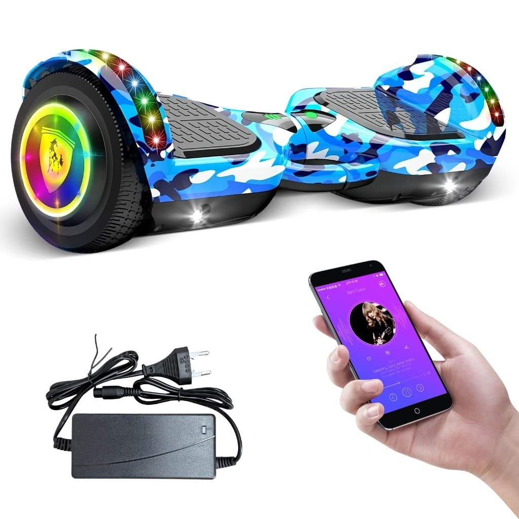 Egazza 6,5" Infantil 600W Hoverboard infantil Patinete Autoequilibrado Brinquedos alta Qualidade
