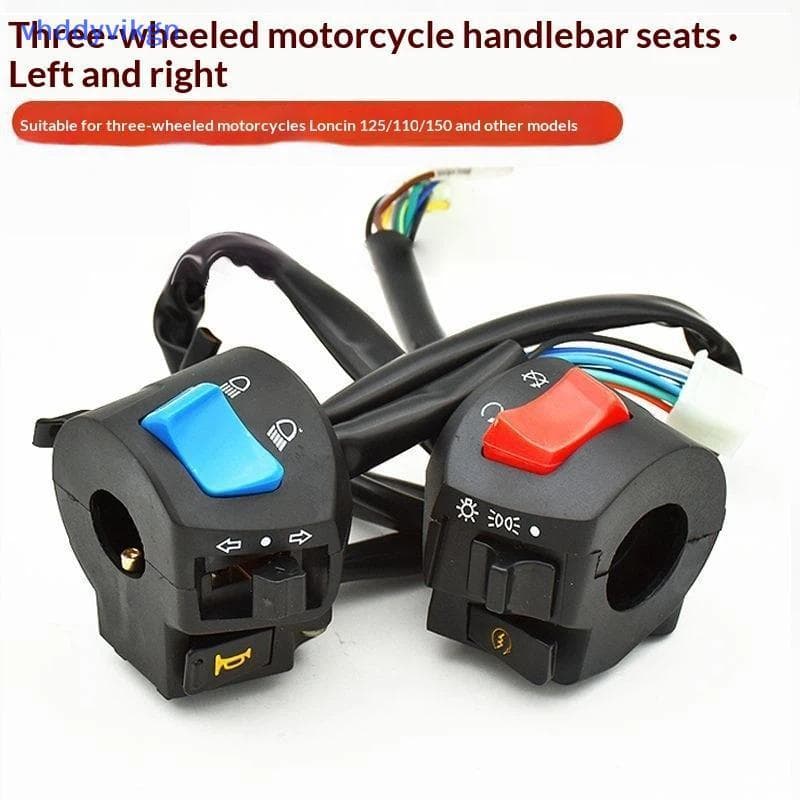 VHDD Interruptor De Controle Universal De Alumínio Para Guidão , 22mm , Motocicleta , Scooter Elétrico , Confiável , Dur