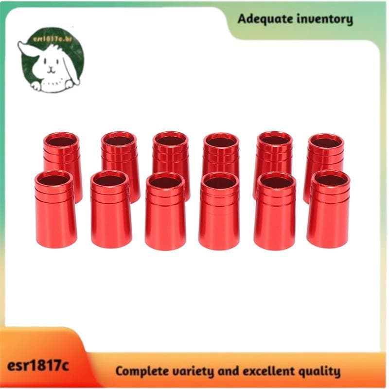 12 Unidades/Pacote Virolas De Golfe . 370 Alumínio 22mm Para Eixos De Ferro Acessórios Tacos