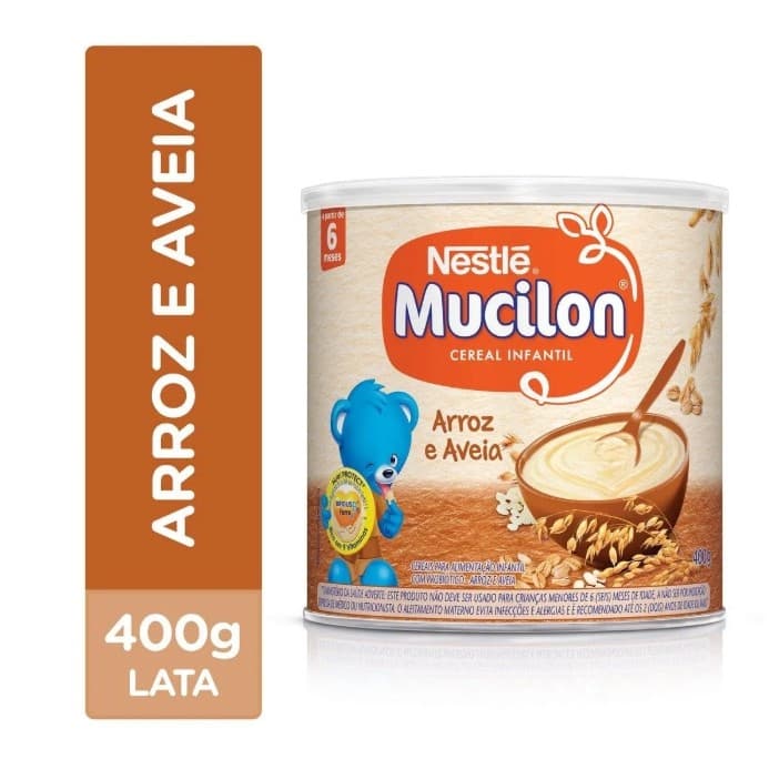 Cereal Infantil Mucilon Arroz e Aveia 400g