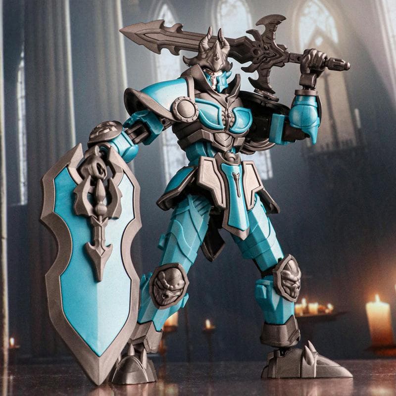 【SAMURAI】Kit Boneco Cavaleiro Fantasia Medieval Montagem Flexível Esqueleto Expansível Colecionável