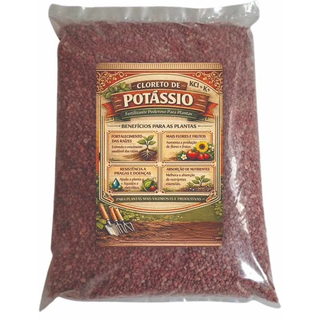 Adubo Fertilizante Cloreto de Potássio