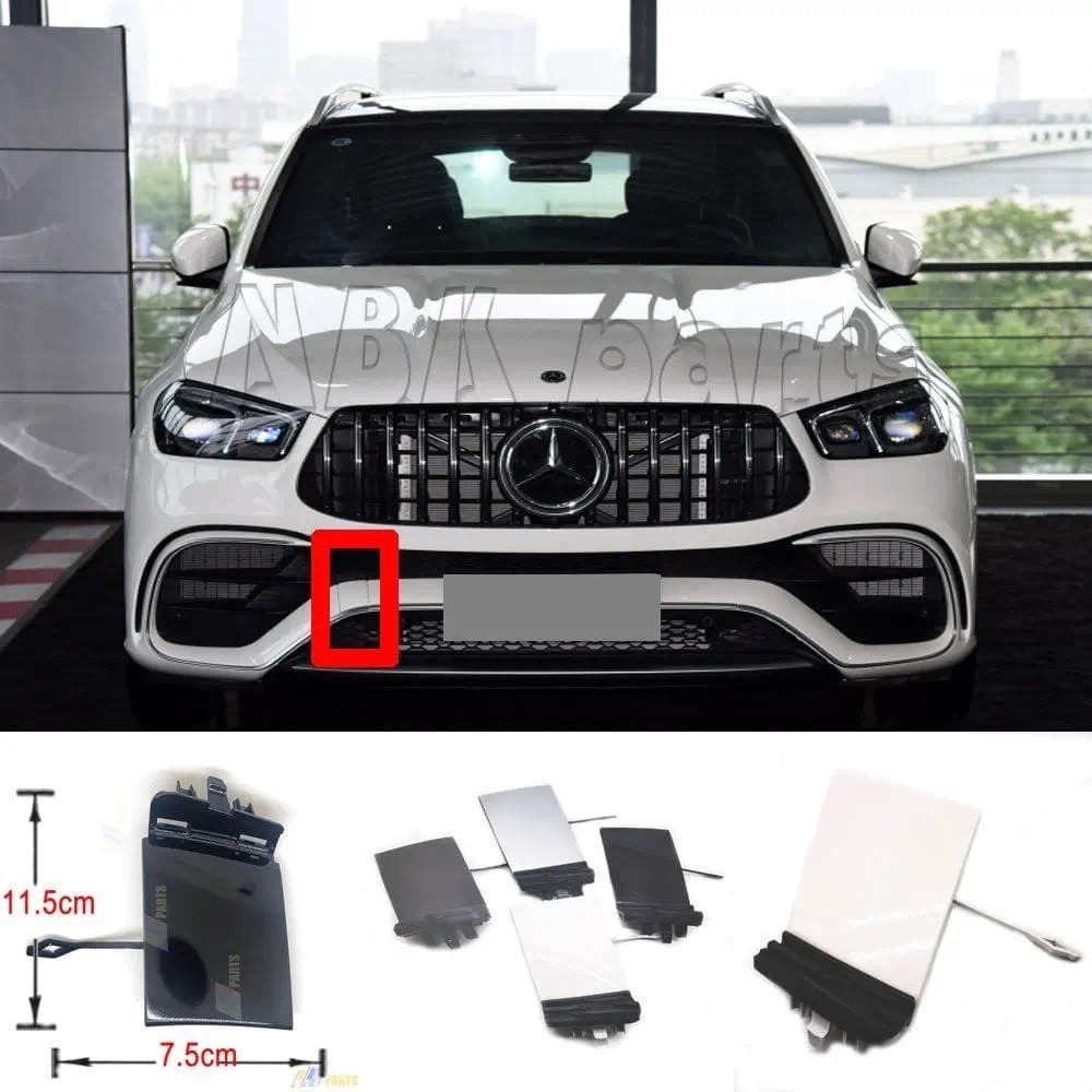 Tampa De Reboque Dianteira 2 Em 1 Fit 20-22 Mercedes-benz GLE AMG Line V167 W167 GLE53 GLE63 S 450 580 4Matic Eye Hook P