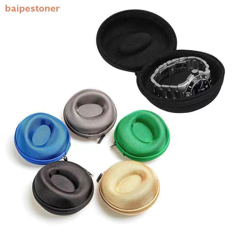 [baipestoner] EVA Watch Cases Recipiente De Armazenamento De Relógio Portátil Caixa Organizadora Único Para Viagem Bolsa