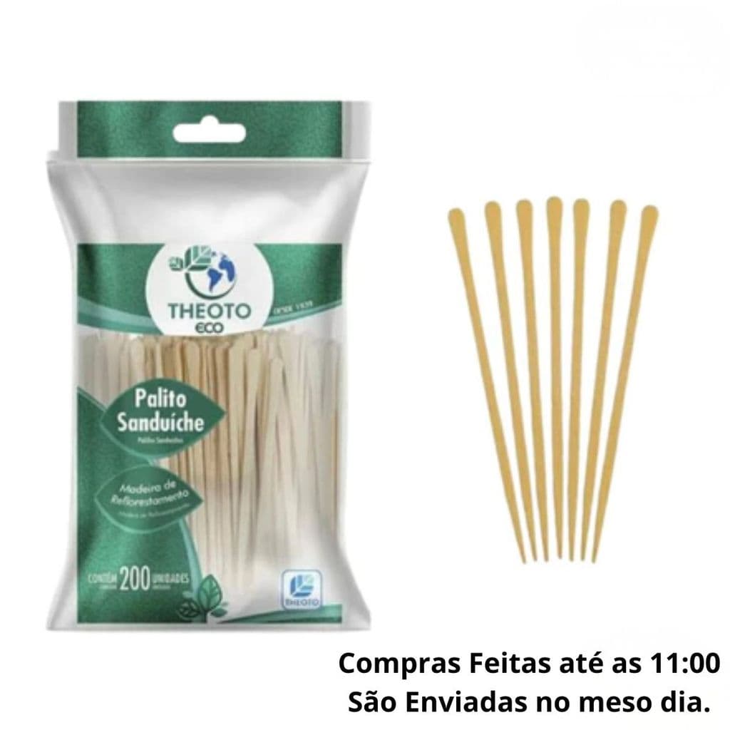 Palito Mini para Depilação Alta Precisão 200 unidades - Theoto