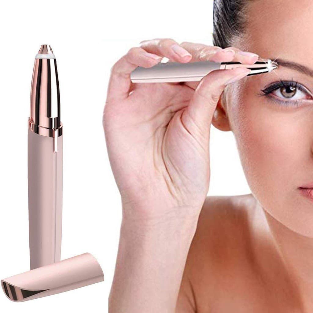 Caneta Depiladora Flawless Brows Sobrancelhas Para Todos Os Tipos De Pele Indolor Elétrico Recarregável Usb