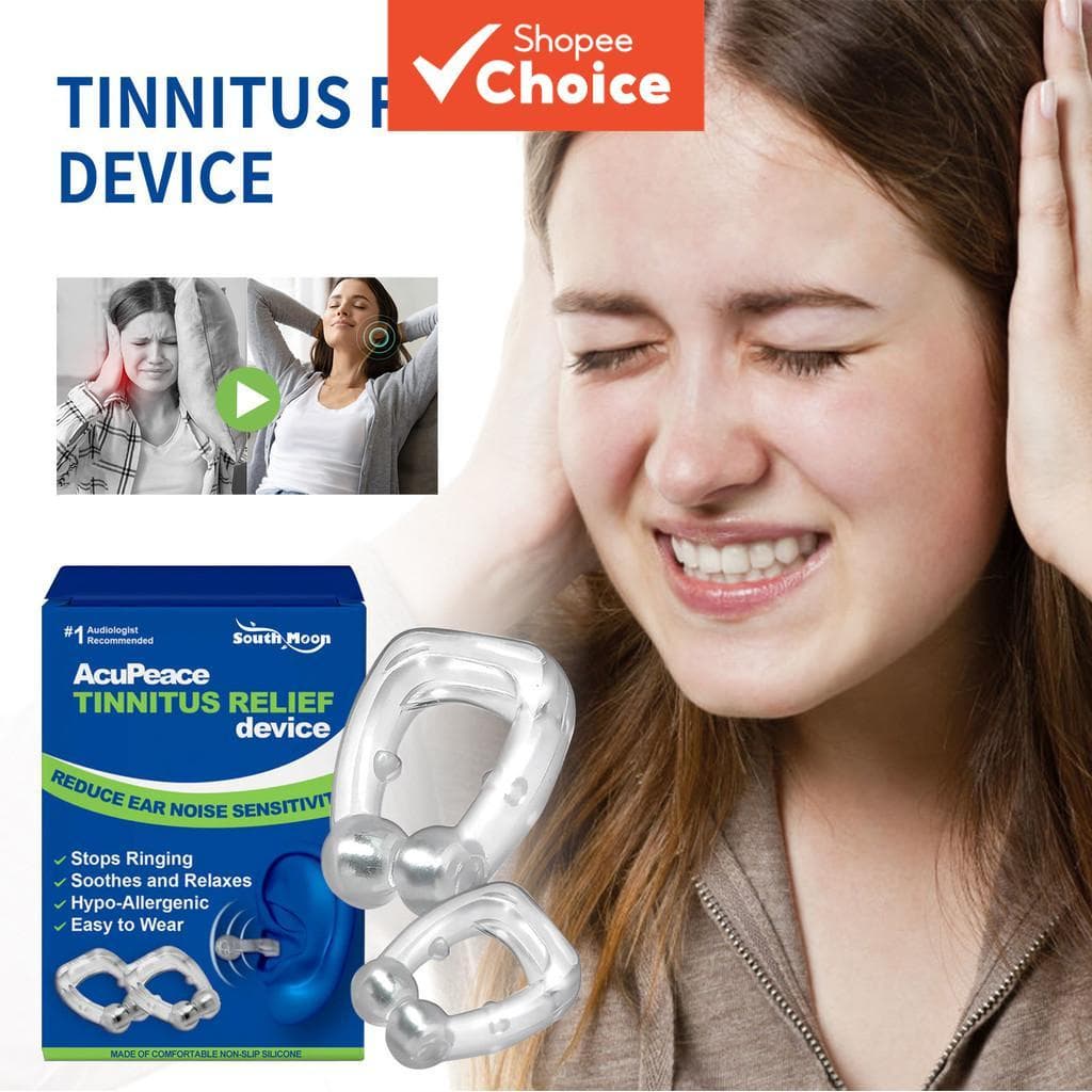  Alívio Avançado de Zumbido para Ouvido com Ímãs de Terras Raras, Design Seguro e Não Irritante