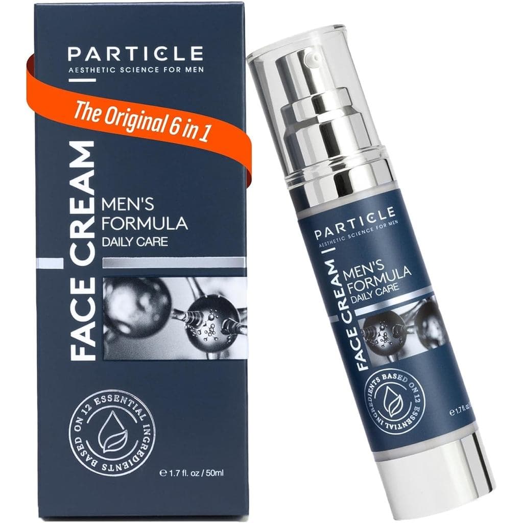 Particle Mens - Hidratante Facial Masculino 6 em 1 (1,7 Oz) - Tratamento para Bolsas nos Olhos e Loção Facial para Homen