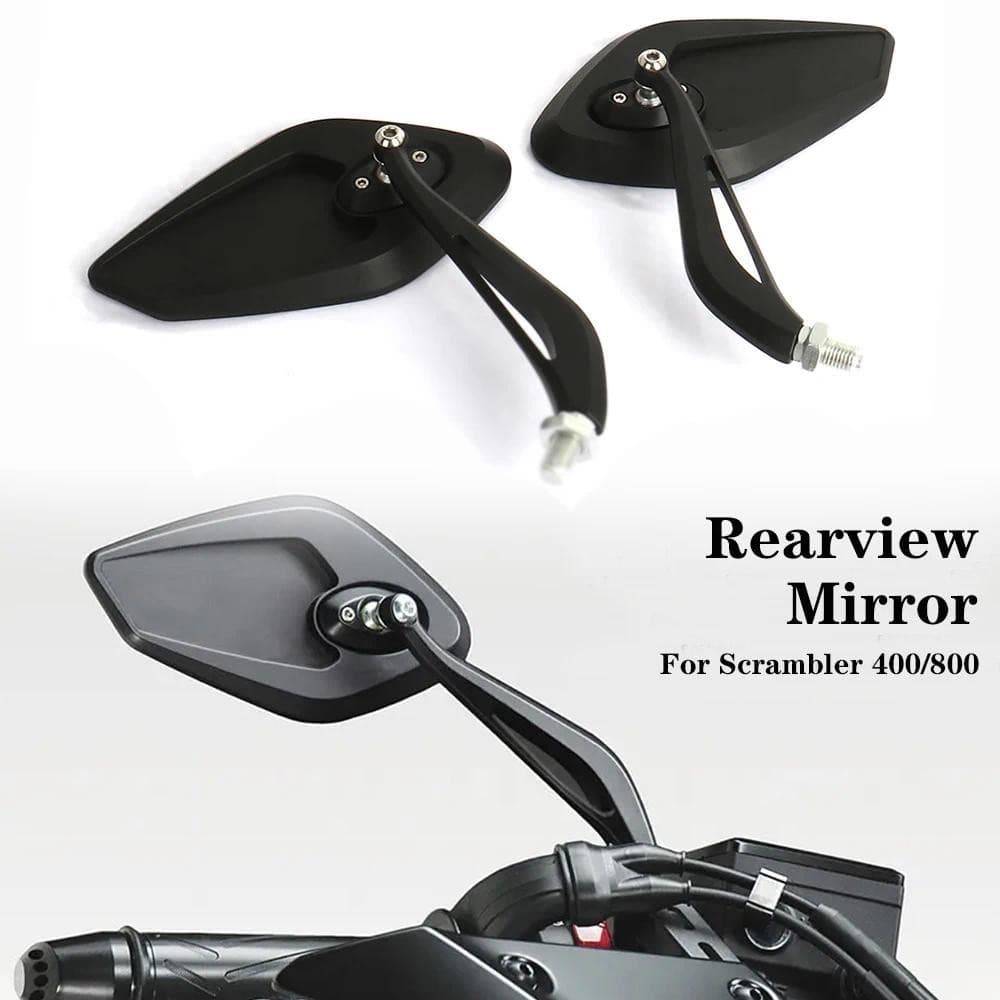 Espelhos Retrovisores Novos Para Ducati Scrambler 800 2015-400 2016-Acessórios Da Motocicleta Kit Espelho Retrovisor Lat