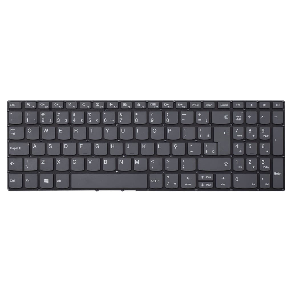 Teclado para Notebook Lenovo Ideapad 3-15IML05 Sem Iluminação