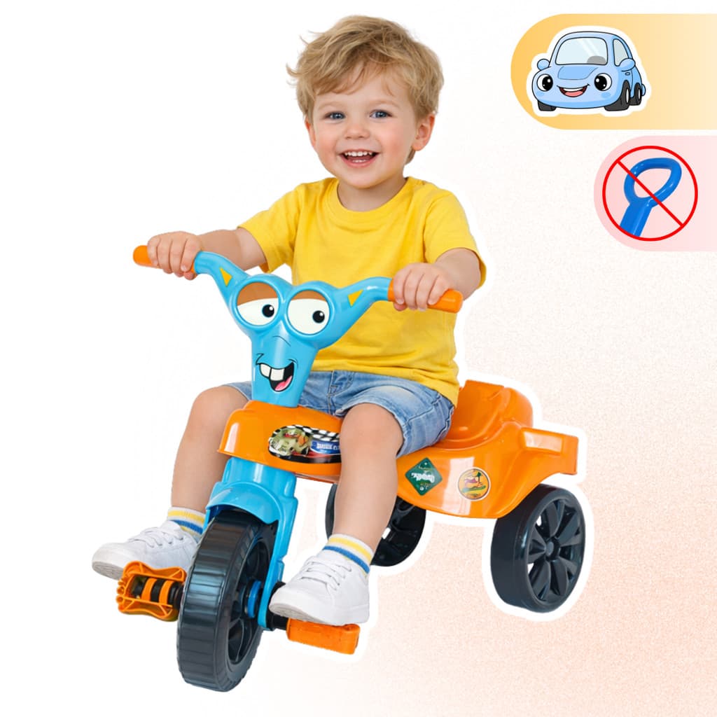 Triciclo Velotrol Motóca Infantil Sem Empurrador Modelos Variados Original