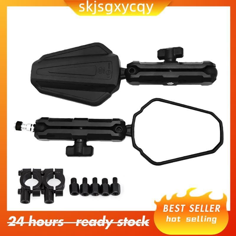 Espelho Retrovisor Dobrável Universal Para Motocicleta , Acessórios De Modificação De Off-Road ,