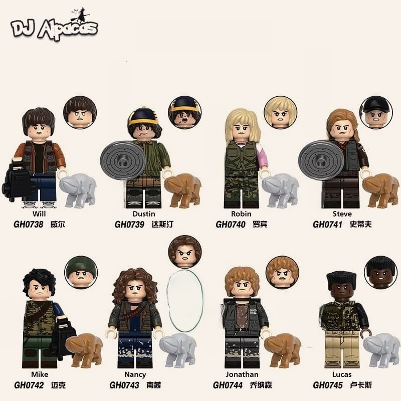 Blocos De Construção Figuras Brinquedo Colecionável GH0738 GH0739 GH0740