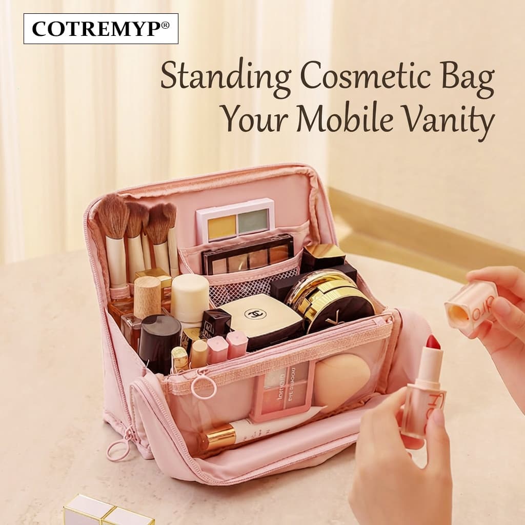 Bolsa De Viagem Feminina De Grande Capacidade-Armazenamento De Cosméticos Multifuncional Para Passeios