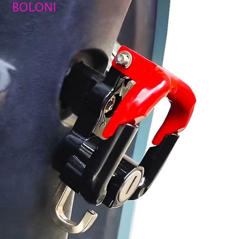 BOLONI Suporte Para Capacete , Trava Antifurto , Liga De Alumínio , Gancho De Motocicleta , Ferramenta De Instalação Mot