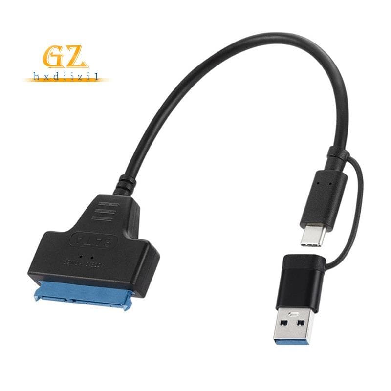 [gzhxdiizi1] TypeC + USB 3.0 Para Cabo Adaptador De Disco Rígido Conversor De Driver Móvel De 2,5/3,5 Polegadas