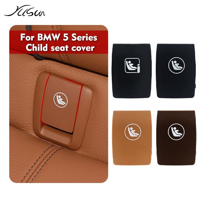 Para BMW Série 5 G30 G31 Traseiro Assento De Segurança Infantil Âncora Fixação Capa ISOFIX 52207458925 52207458928 Acess