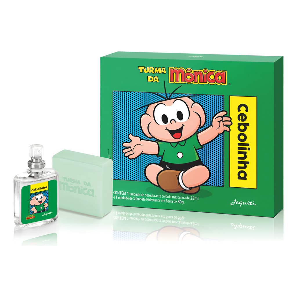 Kit Cebolinha Jequiti | Deo Colônia 25ml + Sabonete 80g Infantil