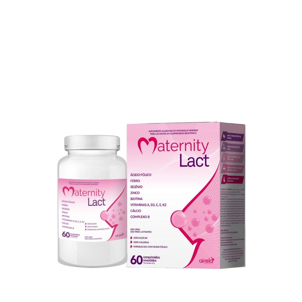 Maternity Lact Multivitamínico Airela - 60 Comprimidos