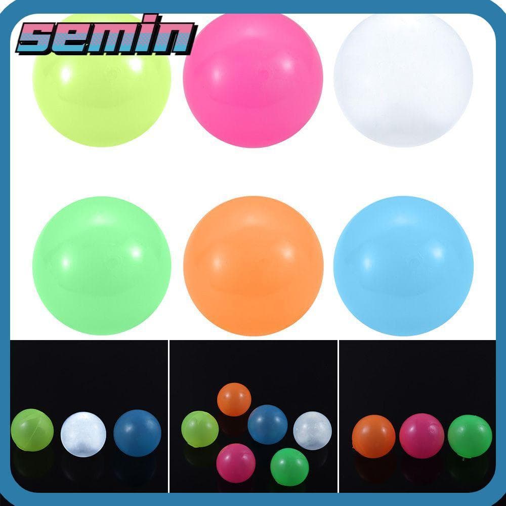 Bolas De Teto Pegajosas SEMIN , Globos De Bola De Lançamento De Alvo De Glorbs De Squash De Brinquedo Para Alívio De Est