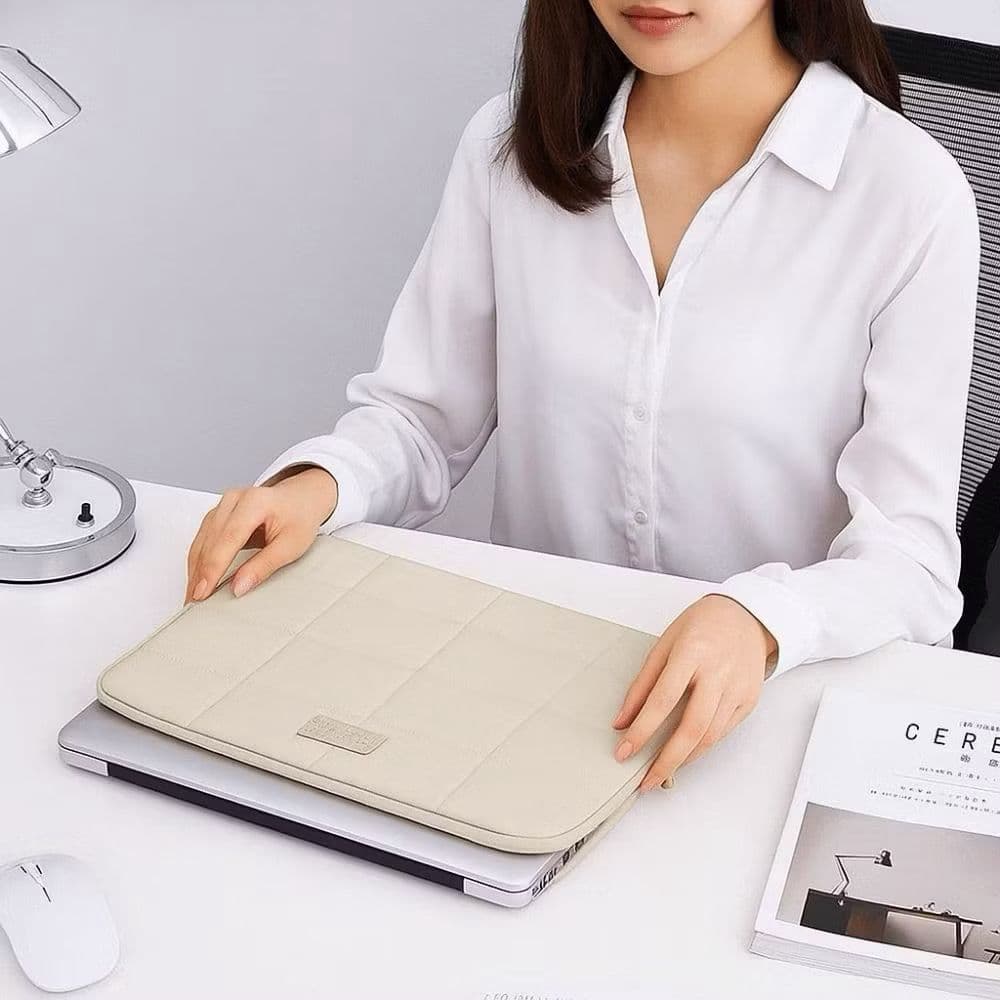 Bolsa Para Notebook Acolchoada Capa Protetora Acolchoada Macia Resistente Moderna