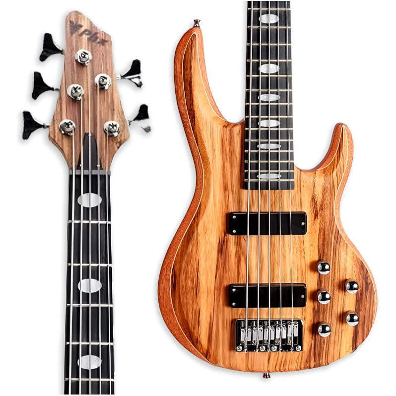 CONTRA BAIXO ATIVO 5 CORDAS BS5GN CEDRO ECLIPSE FOSCO PHX DESTRO CEDRO FOSCO 5