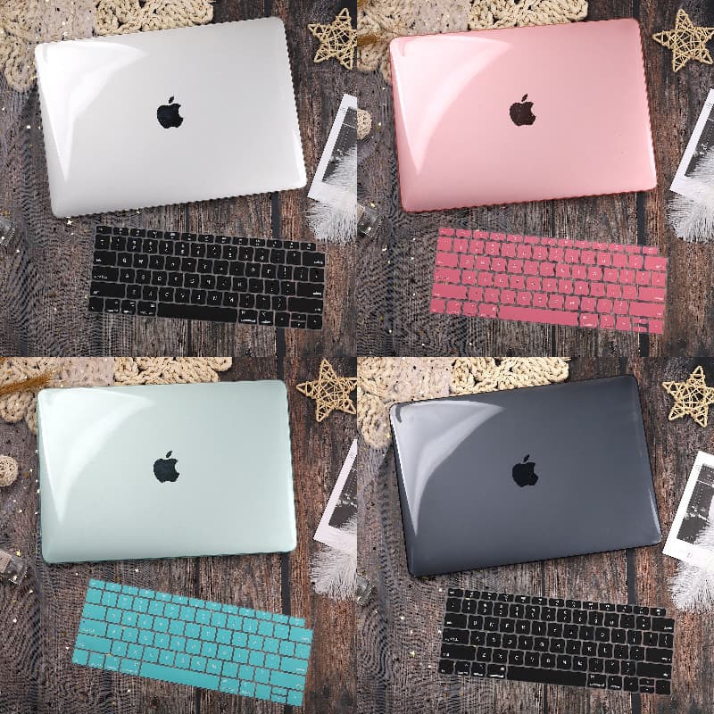 Capa protetora transparente para Macbook com capa para teclado 033S