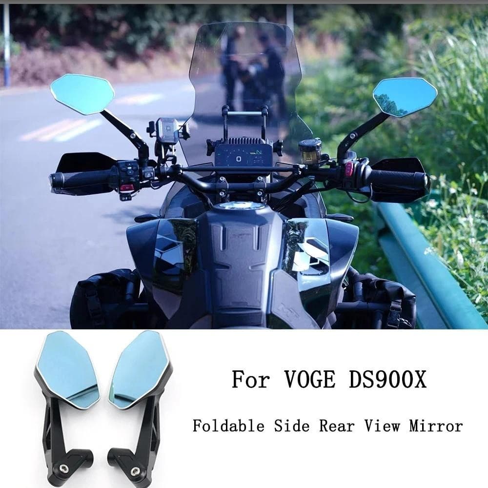 Espelho Retrovisor Da Motocicleta Para VOGE DS900X 900DS 900DSX DSX 900 DS900 Lateral Dobrável Peças De Automóvel Decora